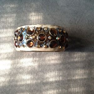 *Bundle* Blue/cream bracelet & white necklace