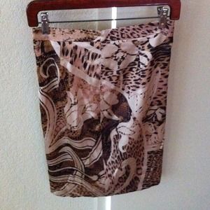 Print Roberto cavalli skirt