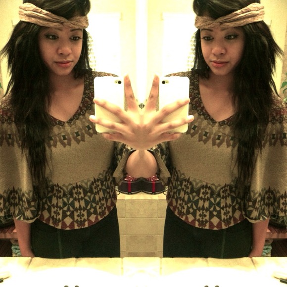 Tribal crop top