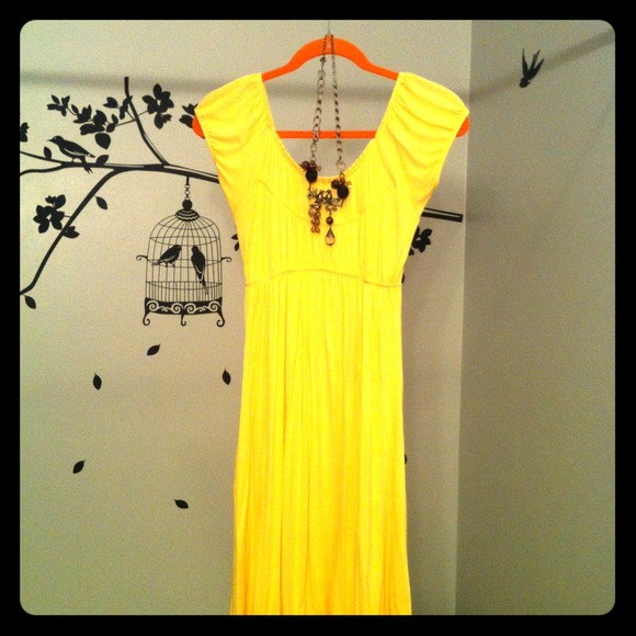 Yellow cotton dress!