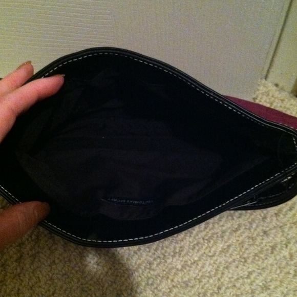Victoria's Secret Red and Black Clutch (NEW!) - Picture 2 of 3