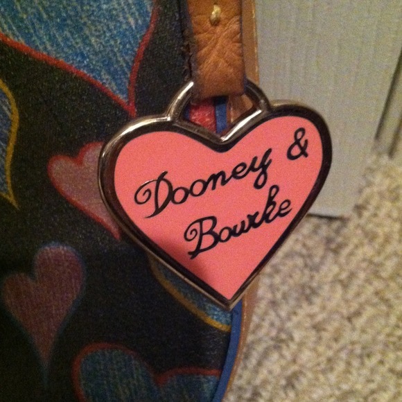 Dooney & Bourke Multi-Colored Heart Bag - Picture 2 of 4