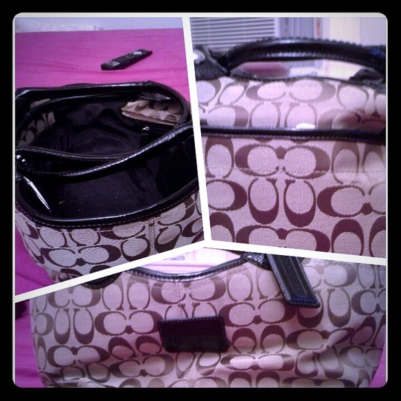 Coach over sized hand bag