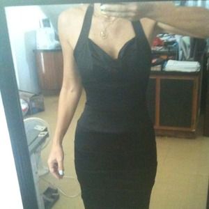 RESERVED BUNDLE Cache bandage dress + knot tee