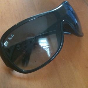 REDUCED!!Ray Ban black shield sunglasses