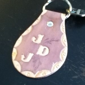 Monogrammed key fobs