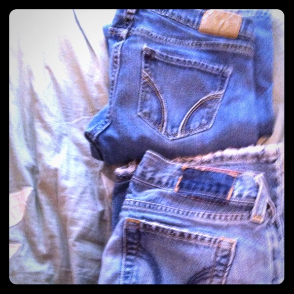 ❌Trade@amarie024❌2pair hollister sz1 jeans