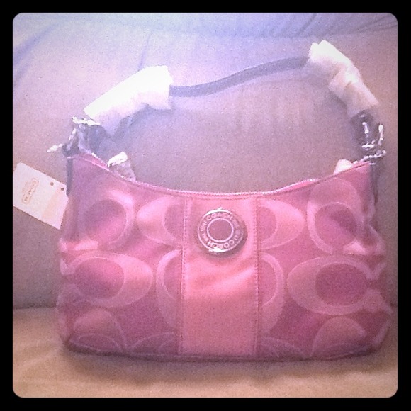 Authentic Coach Sateen Demi Crossbody