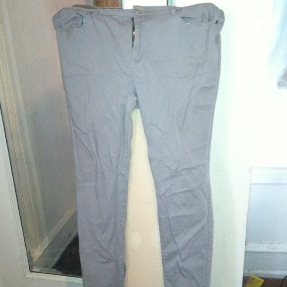 REDUCE PRICES!!!Grey shinny jeans