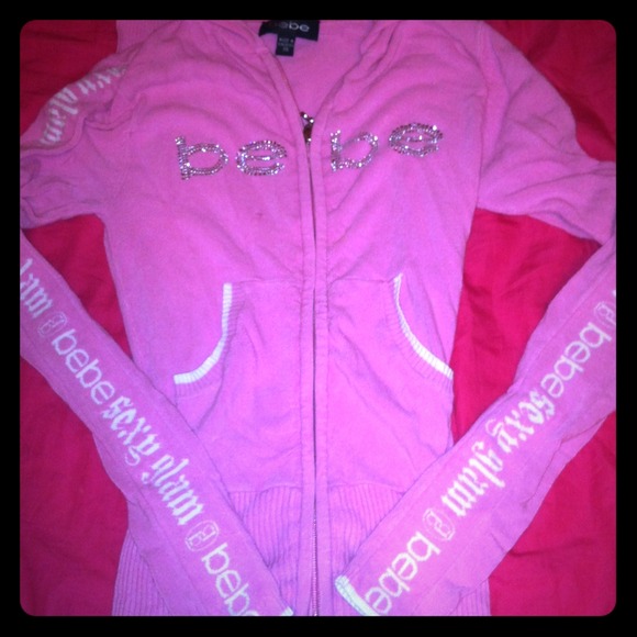 Bebe zip up sweater