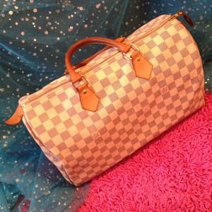 Authentic Louis Vuitton Damier Azur Speedy 30