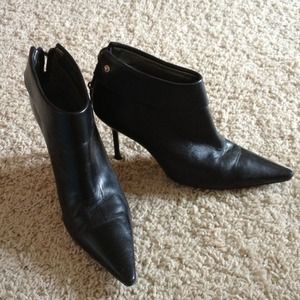 BCBG Black Ankle Boots