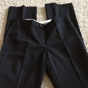 Black pin stripped pants