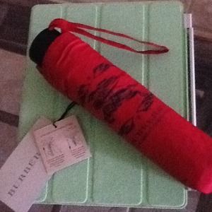 burberry compact umbrella