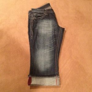 Maurice's jean capris! Great shape!