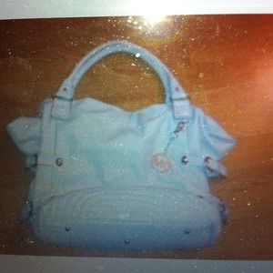 Replica white Michael kors purse