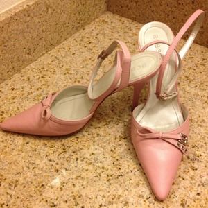 RESERVED BCBGirls Pink Bow Pumps