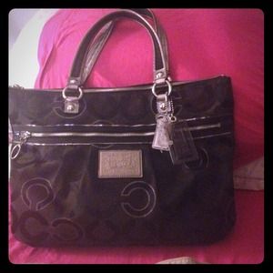 Limited edition coach poppy bag