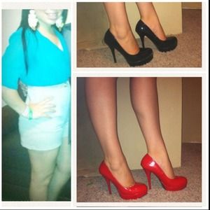 Bundle!!! 🔴SOLD 🔴jumper two heels black and red