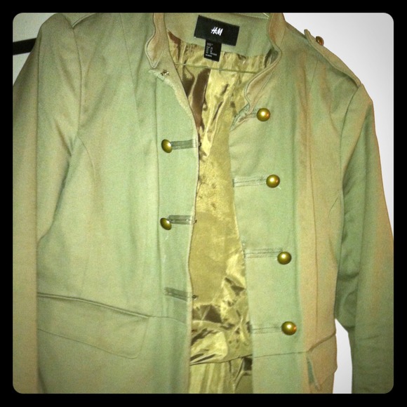 Military styled blazer