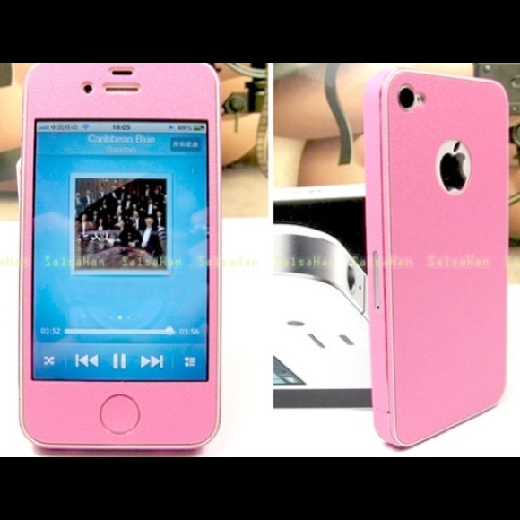 Pink iPhone 4s/4 pink screen protector