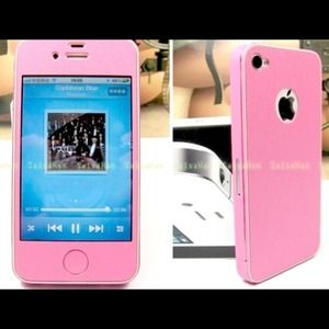 Pink iPhone 4s/4 pink screen protector