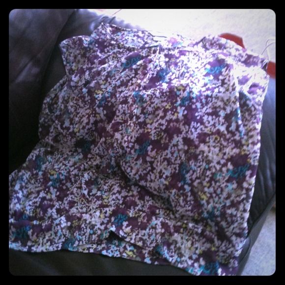 Lined sheer sleeveless blouse