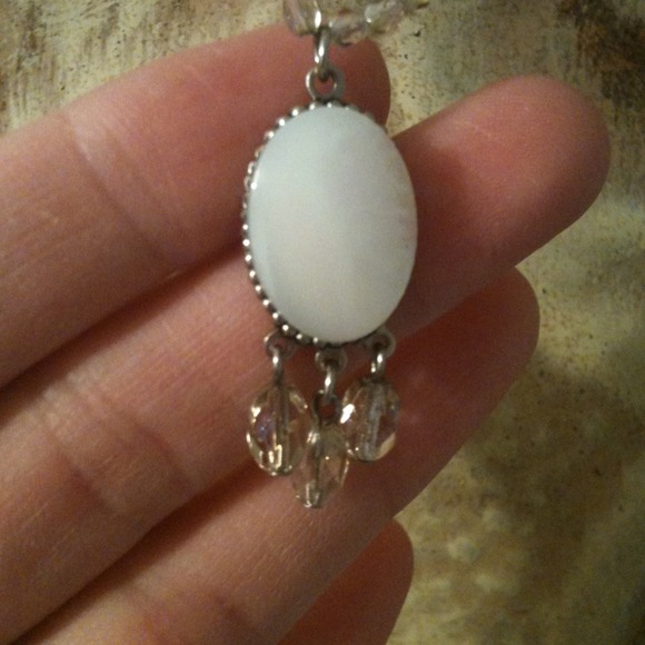 Two strand beaded necklace vintage