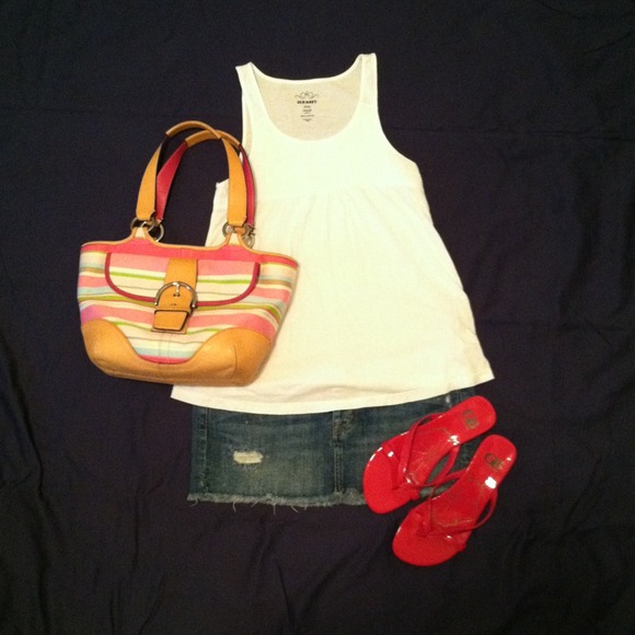 ON tanks..white and pink