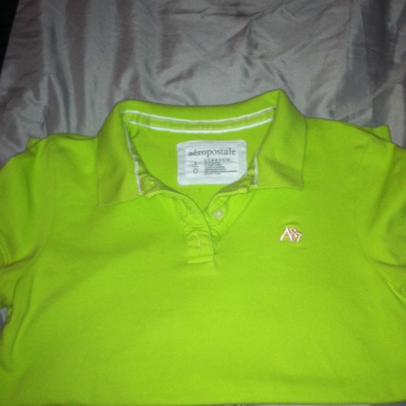 Neon Green Polo Style Shirt