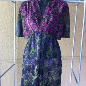 ⛔SOLD⛔100% Silk Bisou Bisou Dress