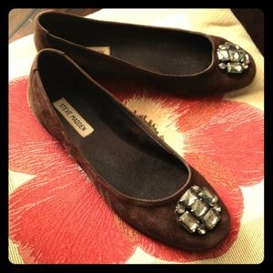 ❌Reserved for steph❌Brown suede ballet flats