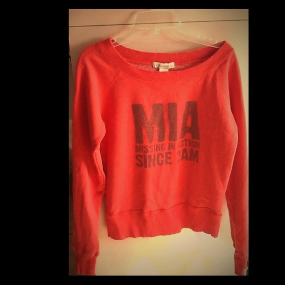 ✋🔴SOLD M.I.A. Missing In Action Since 2AM Sweater