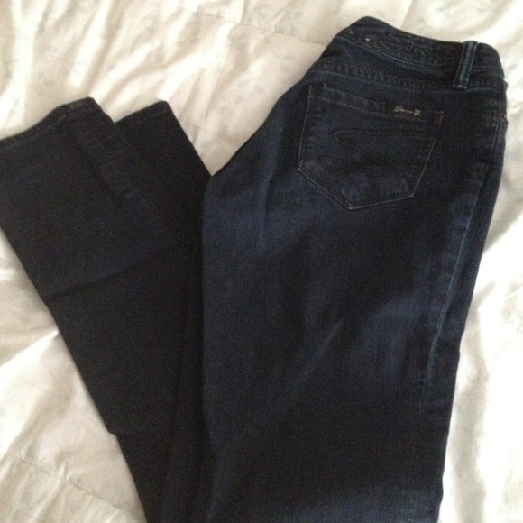 Seven black skinny jeans size 26