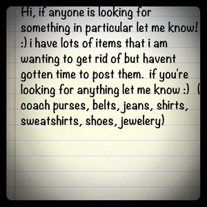 Other - multiple items possible for sale Other - multiple items possible for sale