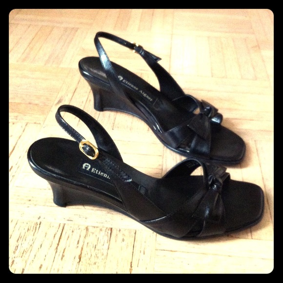 👠👠 Etienne Aigner sexy black sandals👠👠