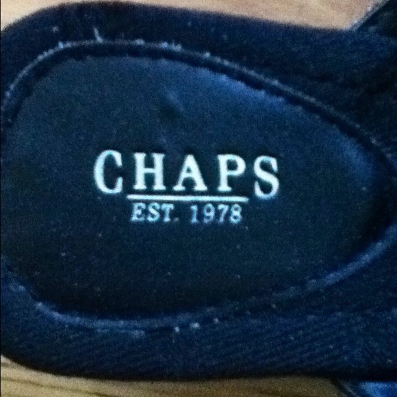 HOLD for @lyntran🌺Chaps Black Wedge Sandals - Picture 3 of 4