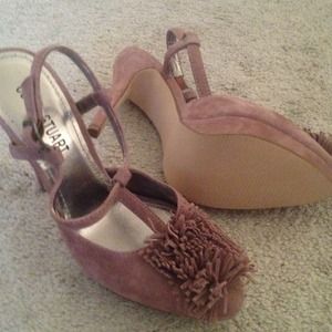 Suede Platform Heels