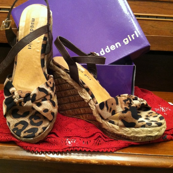 Madden Girl 8.5 Leopard Print NIB - Picture 2 of 3