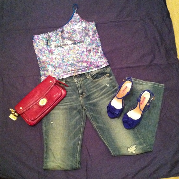 Sequin express top