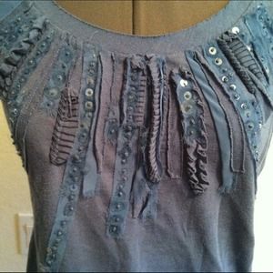 🔴SOLD🔴Very detailed blue top