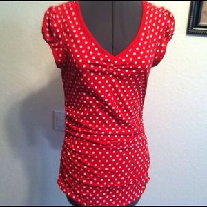 🔴SOLD🔴Cute polka dot shirt.