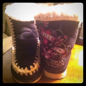 REAL Ed-Hardy Boots!