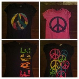 PEACE!✌ 4 peace shirts!