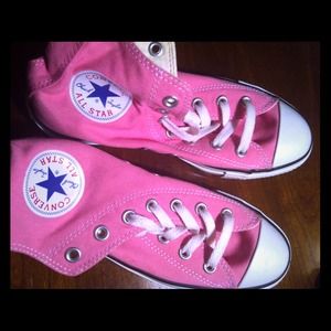 Pink Converse High Tops!