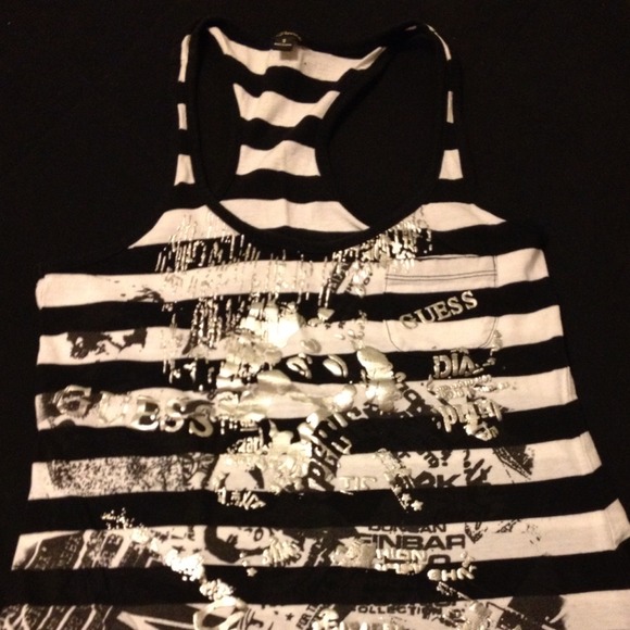 👏👏👏👏SOLD👏👏👏Stripped razor back tank