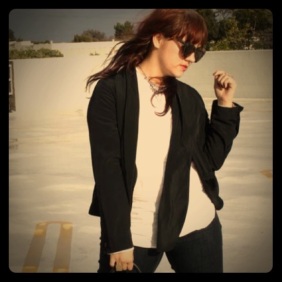 Collective Concepts Jackets & Blazers - Silky Black Blazer