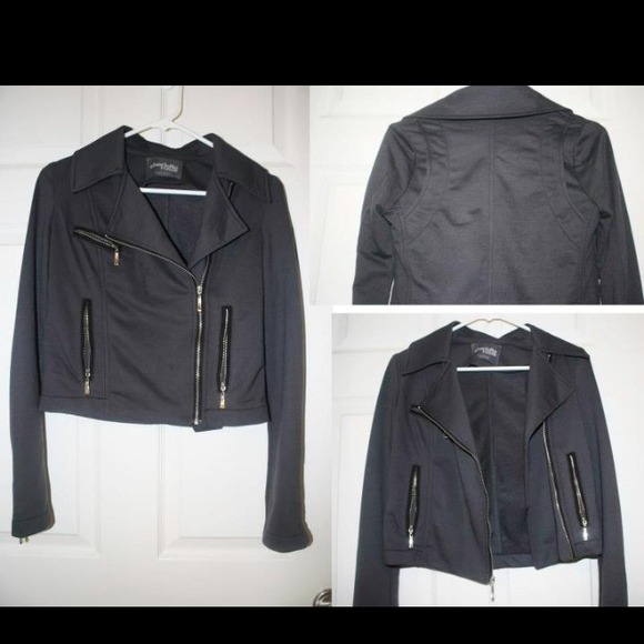 Gray Moto Jacket