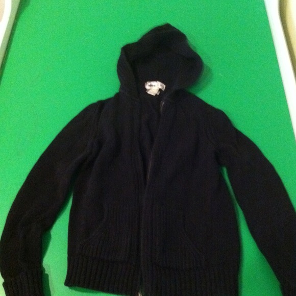 Hooded maternity sweater