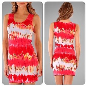 Trendy Dress Tye Dye Design